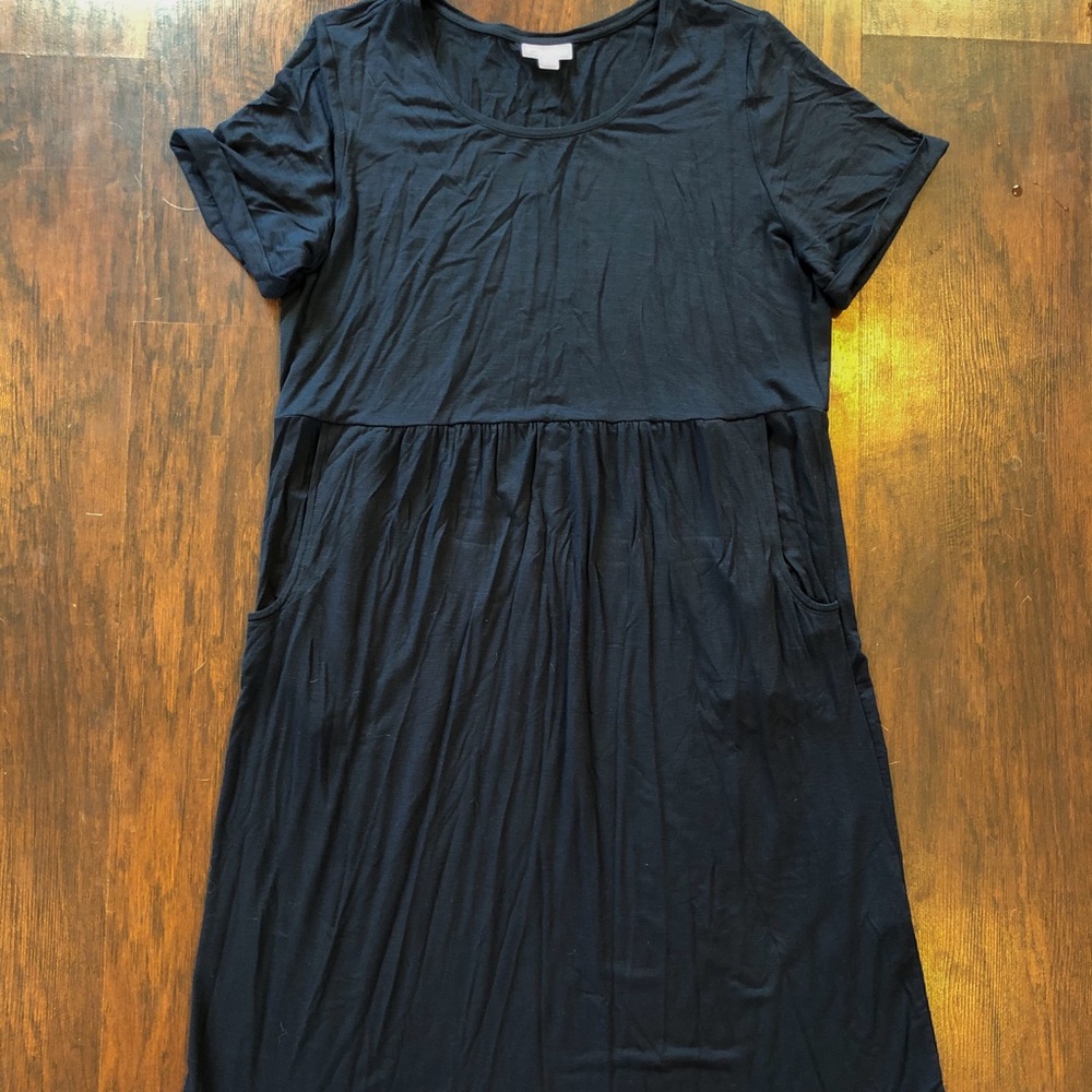 J. Jill Navy Dress in size medium tall